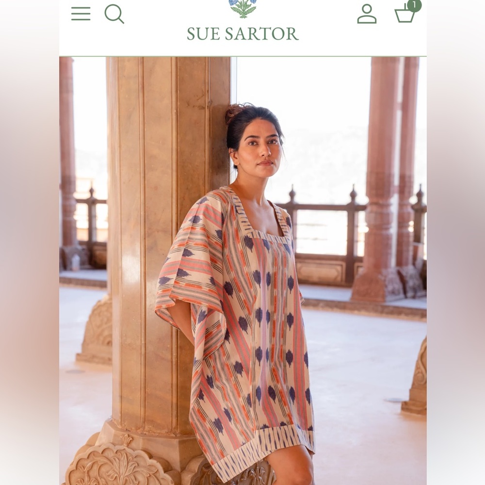 Sue Sator Kaftan- One size fits most